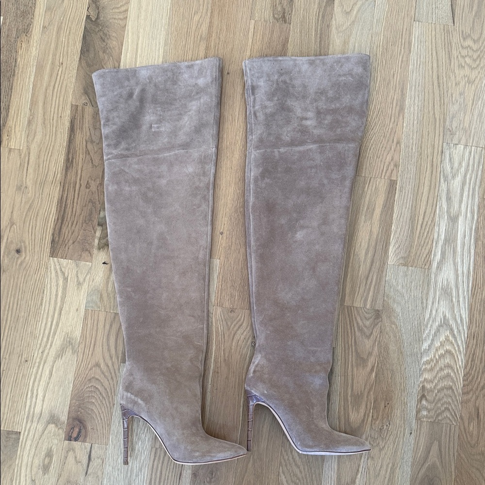 Paris Texas Over The Knee suede boots